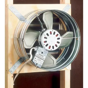 Broan 353 Broan-NuTone 760 or 1020 CFM Powered Ventilator Fan for Attic and Garage, Gable Mounted - 353