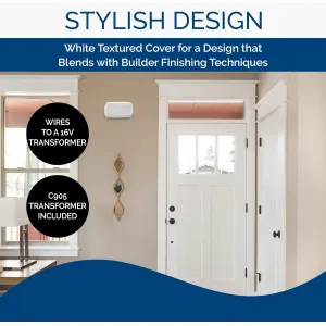 Broan BK115LWH Broan-NuTone Builder Kit Doorbell with Lighted Pushbutton - BK115LWH 