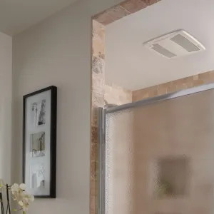 Broan ZB110H Broan-NuTone Ultra Green ZB Series Multi-Speed Ceiling Bathroom Humidity Sensing Exhaust Fan - ZB110H