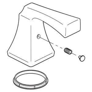 Delta RP53409PT Delta RP53409PT Dryden Series Two Lever Handle Kit