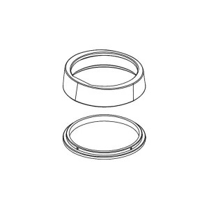 Delta RP72799 Delta RP72799 Chrome Base Ring and Gasket Set - Replacement Part