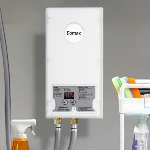 Eemax EX35T EEMax On-Demand Electric Tankless Water Heater, Temperature Control, 2.0 GPM, 240v, 15A - EX35T
