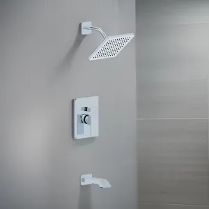 Ultra Faucets UF70300 Ultra Faucets Icon Tub/Shower Trim, Polished Chrome - UF70300
