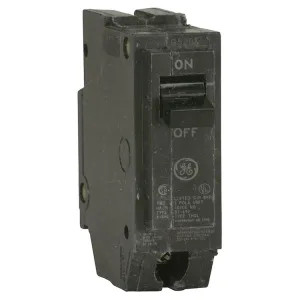 GE THQL1120 GE THQL1120 Type THQL Q-Line Standard Circuit Breaker, 120/240 VAC, 20 A, 1 P, 10 kA