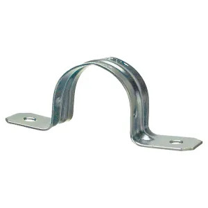Halex 26163 Halex 26163 2-Hole Snap-On Conduit Strap, 1 in, Steel