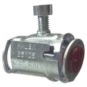 Halex 26571 Halex 26571 Flexible MC Snap-In Connector, 3/8 in, Steel