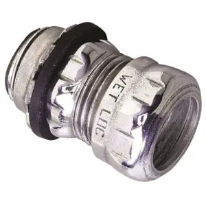 Halex 62505B Halex 62505B Concrete Tight Rain Tight Compression Connector, 1/2 in EMT, Steel