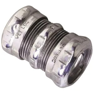 Halex 62605B Halex 62605B Concrete Tight Rain Tight Compression Connector, 1/2 in EMT, Steel