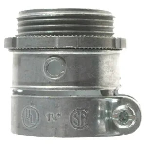Halex 90421 Halex 90421 Squeeze Connector, 1/2 in Flexible, Die Cast Zinc