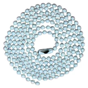 Jandorf 60373 Jandorf 60373 Beaded Chain With NO 6 Connector, 3 ft L, White