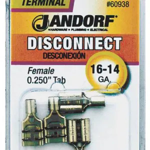 Jandorf 60938 Jandorf 60938 High Temperature Disconnect Terminal, 16 - 14 AWG, Non-Insulated