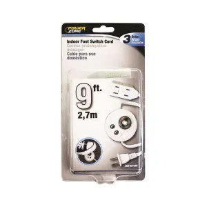 Power Zone ORFSL783609 Power Zone ORFSL783609 Extension Cords, Indoor - Foot Switch, 9 Ft