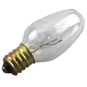 Sylvania 4C7/CLEAR/DL/4 Osram Sylvania 13523 Double Life Incandescent Lamp, 4 W, 120 V, C7, Candelabra Screw E12