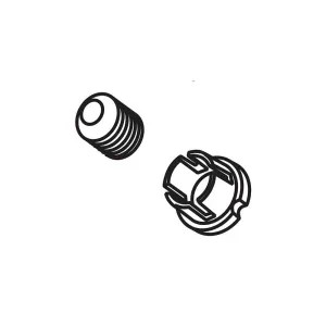 Delta RP64072BZ Brizo RP64072BZ Brushed Bronze Brilliance Handle Set Screw And Button