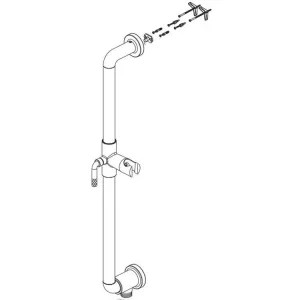 Brizo RP90866GL Brizo RP90866GL Luxe Gold Slide Bar Assembly