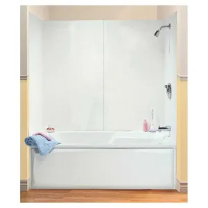 Maax 101588-000-129 Maax 101588-000-129 4-Piece Bathtub Wall Kit, 48 - 60 in L X 30 in W X 54 in H, Polystyrene