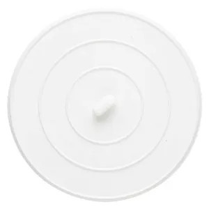 Plumb Pak PP820-14 Plumb Pak PP820-14 Suction Flat Sink Stopper, For Use With Sink, Tub or Shower, Universal Fit, Rubber, White