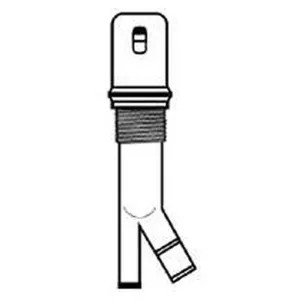 Plumb Pak PP855-70BN Plumb Pak PP855-70BN Dishwasher Air Gap Inlet, 5/8 in OD Inlet x 7/8 in OD Outlet, Plastic, Brushed Nickel