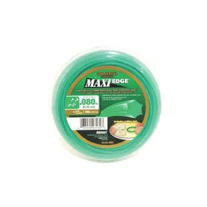 Arnold WLM-H80 Maxi Edge WLM-H80 Universal Trimmer Line, 0.08 in Diameter X 140 ft Length, Polymer, Green
