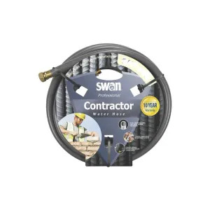 Colorite SNCG34075 Swan SNCG34075 Commercial Grade Heavy Duty Garden Hose, 3/4 in ID 75 ft L, Rubber/Vinyl, Red