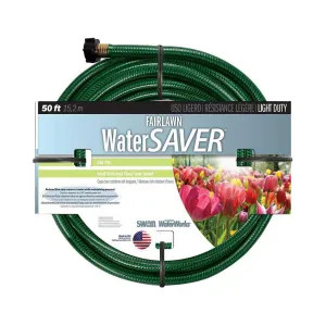 Colorite SNFA12050 Swan Fairlawn Water Saver Light Duty Garden Hose, 1/2 in ID 50 ft L, Plastic, Green