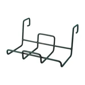 Landscapers Select GB-4327 Landscapers Select Square Plant Holder with Hanger, 33  lb Capacity, Steel, Powder-Coated Black - GB-4327