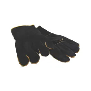 Onward 528 Onward 00528 Heavy Duty Leather Gloves, One Size Fits All, Leather, Black