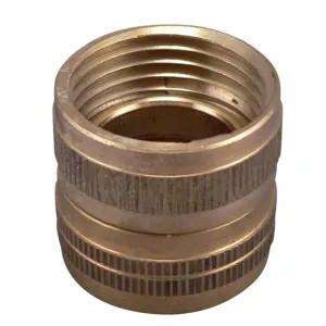 Plumb Pak PP850-67 Plumb Pak PP850 Swivel Garden Hose Adapter, 3/4 X 3/4 in, FHT X FIP, Brass