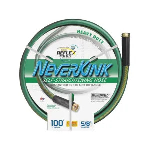 Teknor 8615 Neverkink 8615-100 Heavy Duty Garden Hose, 5/8 in ID 100 ft L