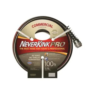 Teknor 8844-100 Neverkink Pro 8884-100 Commercial Garden Hose, 5/8 in ID 100 ft L