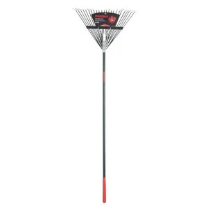Ames 2915212 Razor-Back 2915212 Leaf Rake, 24 in W, 24 Tine, 54 in Handle