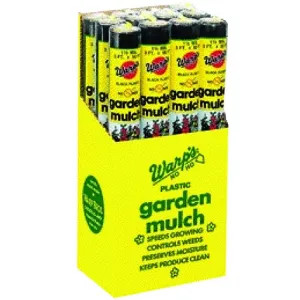 Wrap Brothers NHP-350 Warp's No Hoe NHP-350 Lightweight Garden Mulch, 1.2 ml, Sun-Resistant Black