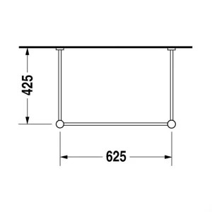 Duravit 30751000 Duravit 0030751000 Vero 24 5/8