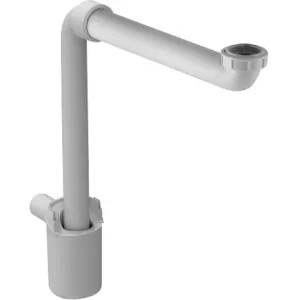 Duravit 50760000 Duravit 0050760000 2nd Floor Traps and Drain Space Saving Siphon in White