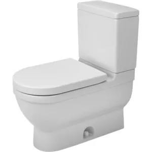 Duravit 2125012000 Duravit 2125012000 Starck 3 Single Flush Two-Piece Floor Mounted Elongated Toilet - White