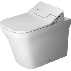 Duravit 21665900921 Duravit 21665900921 P3 Comforts Dual Flush One-Piece Floor Mounted Back-to-Wall Rimless Elongated Toilet - White