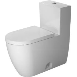 Duravit 2173010085 Duravit 2173010085 ME by Starck Single Flus One-Piece Floor Mounted Rimless Elongated Toilet - White