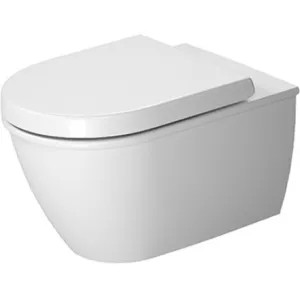 Duravit 2563092092 Duravit 2563092092 Darling New Dual Flush One-Piece Wall Mounted Rimless Elongated Toilet - White