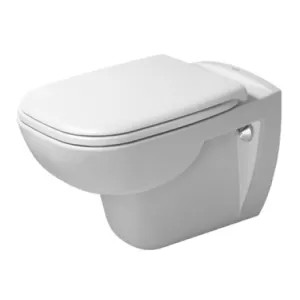 Duravit 25700920922 Duravit 25700920922 D-Code Dual Flush One-Piece Wall Mounted Rimless Elongated Toilet in White Finish - HygieneGlaze