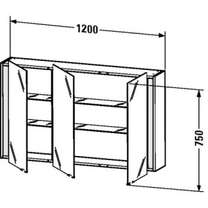 Duravit KT753301818 Duravit KT753301818 Ketho 47 1/4