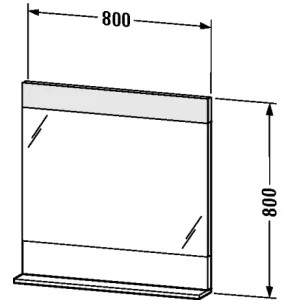 Duravit VE730202222 Duravit VE730202222 Vero 31 1/2