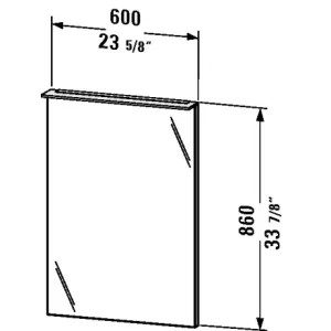 Duravit XL729201212 Duravit XL729201212 X-Large 23 5/8
