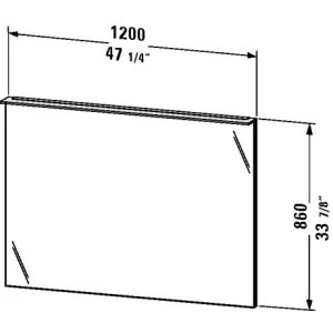 Duravit XL729601212 Duravit XL729601212 X-Large 47 1/4