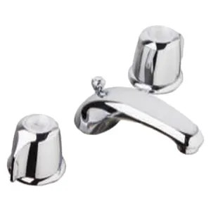 Gerber G004307161 Gerber Classics Two Handle-Widespread Chrome Bathroom Faucet with Metal Pop-up, Flexible Connectors, 1.5 GPM, WaterSense, Three-Holes - 43-071-61
