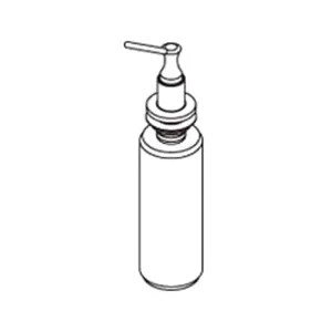 Gerber 44-975 Gerber Round Soap and Lotion Dispenser, Chrome - 44-975