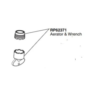 Brizo RP62371-1.2 Brizo RP62371-1.2  Replacement 1.2 GPM Aerator and Wrench