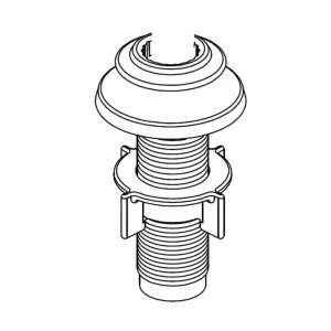 Delta RP72752PN Delta Cassidy Polished Nickel Spray Nest for RP72751 Kitchen Faucets Side Spray - RP72752PN