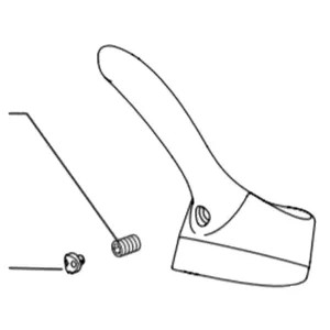 Delta RP84393AR Delta RP84393AR Arctic Stainless Collins Faucet Handle Assembly