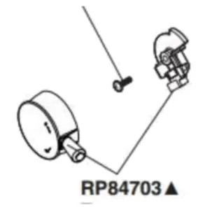 Delta RP84703RB Delta RP84703RB Venetian bronze Temperature Handle Assembly