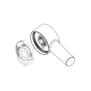 Delta RP73377BL Delta Trinsic Matte Black Volume Control Handle for Monitor 17 Series T17459 Tub and Shower Trim, ADA-Compliant - RP73377BL